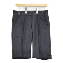 COMPTOIR DES COTONNIERS センタープレススラックス ショートパンツ ハーフパンツ ショーツ チャコールグレー レディース コントワーデコトニエ【中古】6-0201T∞のサムネイル