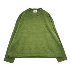 MARGARET HOWELL 578-6264004 SUPERFINE WOOL KNIT ウール クルー