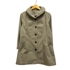 ノアジェ noa-ge ジャケット 長袖 無地 121-8215-2210 M ベージュ