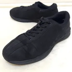 歩きやすさ抜群◎【asics】アシックス スニーカー ローカット スエード 1291A052 HADASHIWALKER ハダシウォーカー ワイド 幅広 ビジカジ シンプル デイリー 普段 ブラック メンズ サイズ27.5cm/M42592jF