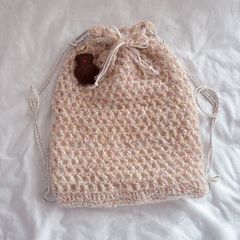 ハンドメイド・完成品】グラニースクエア マルチカバー 赤・青系