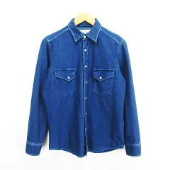 ユナイテッドアローズ A DAY IN THE LIFE UNITED ARROWS ジャケット カバーオール 長袖 デニム調 ストレッチ S インディゴブルー ※EKM