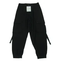 Yohji Yamamoto ヨウジヤマモト 24AW GO-P07-100-1 Ground Y グラウンドワイ WOOL GABARDINE STANDARD RIBBED CARGO リブ カーゴ パンツ 03 未使用 【中古】のサムネイル