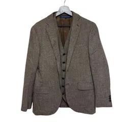 B093 ユナイテッドアローズ グリーンレーベル リラクシング（green label relaxing）ジャケット ベスト セットアップ（2ピース）Lサイズ