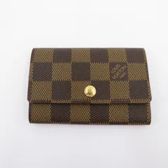 【瀬戸大橋店】 中古 LOUIS VUITTON | ルイ・ヴィトン キーケース ダミエ ミュルティクレ 6 N62630 ブラウン 【125】