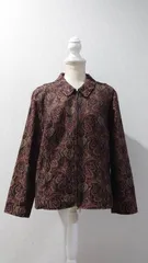 90’s Christopher & Banks Zip-up Gobelin Jacket XL