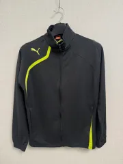 プーマ ブラック/蛍光 トレーナー ジップアップ