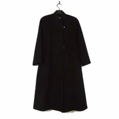 SWALLOW COAT ツバメコート コート ロングコート 起毛 ウール スタンドカラー 変形ボタン M 9 黒 ブラック