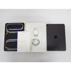 Apple ipad Pro(M4) 11インチ Wi-Fiモデル 512GB スペースブラック MVVC3J/A タブレット ◆KD4396