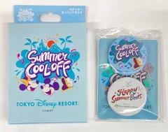 東京ディズニーリゾート ステッカーカンバッジセット Summer Cool-Off/Mrs.GREEN APPLE ドナルド&白/Happy Summer Beats