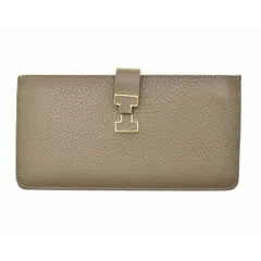 【IACUCCI】アバ ロングウォレット CERVO グレイッシュベージュ財布