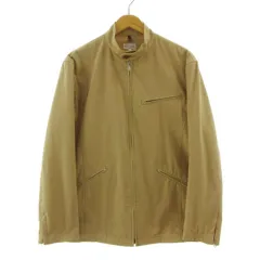 ポールスミス PAUL SMITH ジャケット 443312 HL スタンドカラー ジップアップ 袖ファスナー 日本製 コットン混 ベージュ L