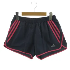 アディダス adidas パンツ ショートパンツ climalite 速乾 3本ライン グレー ピンク S