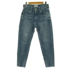 レッドカード RED CARD シンクロニシティ デニムパンツ 12538WS ジーンズ テーパード ユーズド加工 ストレッチ 日本製 コットン混 ブルー 青 23