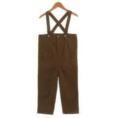 チャオパニック ティピー CIAOPANIC TYPY サロペット パンツ オーバーオール コットン混 ブラウン 茶 XL 130-140