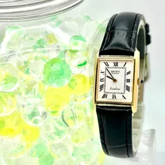 【新品電池】SEIKO セイコー Exceline エクセリーヌ レディース 腕時計 ゴールド レクタンギュラー ローマン 8420-5540 106836 新品ベルト
