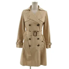 プロポーション ボディドレッシング PROPORTION BODY DRESSING トレンチコート ベルト コットン混 ベージュ 1