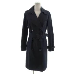 B&Y ユナイテッドアローズ BEAUTY&YOUTH ビューティー&ユース トレンチコート ベルト コットン ネイビー 紺 M