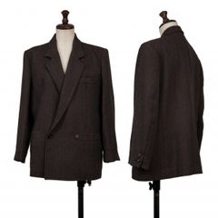 新品BLACK BUY MOUSSY linen double jacket - メルカリ