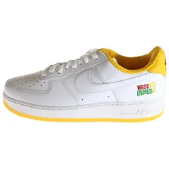 NIKE (ナイキ) AIR FORCE 1 LOW RETRO QS WEST INDIES エアフォース1 ウエストインディーズ ローカットスニーカー ホワイト/イエロー US12/230cm DX1156-101