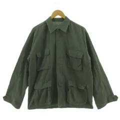LARGE REGULAR B.D.U ミリタリージャケット ステンカラー コットン グリーン系 オリーブ Chest41-45