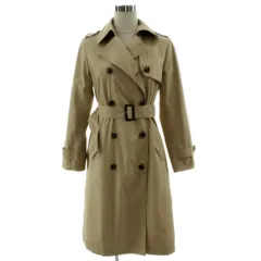 オゾック OZOC トレンチコート ベルト付き コットン混 ベージュ 40