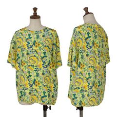 レディース 美品 MSGM 花柄ブラウス シャツ 長袖 レディース サイズ44 
