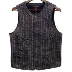 RRL 25ssMプリントインディゴフリースベストMNRRVST1N220004 - メルカリ