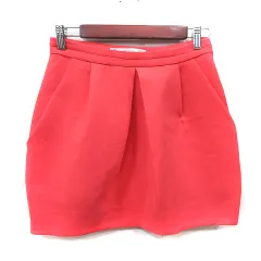 ザラ トラファルック ZARA Trafaluc タイトスカート ミニ 朱色 /YI