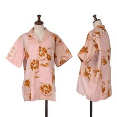 【希少】ピンクハウス　長袖　シャツ　ブラウス　フード　チェック　パッチワーク 希少】ピンクハウス 長袖 シャツ ブラウス フード チェック パッチ