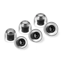 【新品】 AZLA SednaEarfit Crystal 2 Standard [イヤーピース SS/S/MSサイズ各1ペア] 最高級プレミアムLSR素材採用 テーパード型構造 二重構造軸部強化 ハニカム構造ワックスガード搭載 細軸ノズルアダプター付属  1