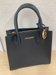 ￥1【チャック中タバコ臭いあり】MICHAEL KORS マイケルコース　ハンドバッグ  黒　ブラック【バッグ】【2】