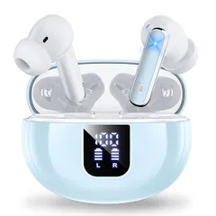 【新品】 イヤホン Bluetooth ワイヤレスイヤホン AIスマート 2026年最新Bluetooth6.1 HiFi音質 ブルートゥースイヤホン 最大36時間再生 LEDディスプレイ Type-C充電 IPX7防水 小型/軽量 iOS/Android 1