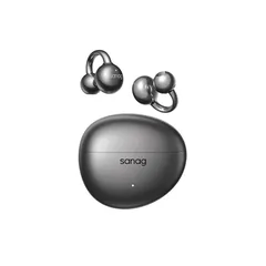 【新品】 Sanag G6S オープンイヤー型ワイヤレスイヤホン 耳掛け式ヘッドフォンBluetooth 5.3耳を塞がない イヤホン技適認証済みIPX4防水規格USB-C充電 最大48時間再生 超軽量5.6グラム TFカード ブラック