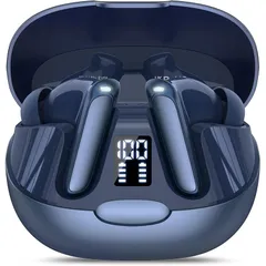 【新品】 イヤホン bluetooth ワイヤレスイヤホン【2025最新ブルートゥースイヤホン】Bluetooth5.4 AIスマート ENC通話ノイズキャンセリング Hi-Fi音質 AAC対応 LEDディスプレイ 快適装着感 自動ペアリング 最大48時間 1