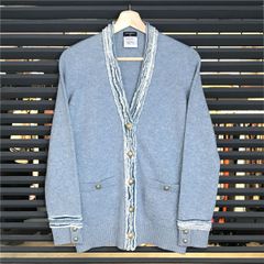 シャネル カーディガン ホワイト ココマーク カシミア ロング - メルカリ