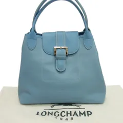 ☆LONGCHAMP ロンシャン オールレザー レザーハンドバッグ トートバッグ フランス製 本革 レディース
