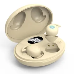 【新品】 Wnqou 寝ホン 睡眠用イヤホン 痛くない Bluetooth5.3 無線 寝フォン ミニサイズ 超小型 カナル型 高遮音性 超軽量 厚さ7.5mm 寝返り痛くない 横寝 ENCノイズキャンセリング 28dB マイク内蔵 ハンズフリー通話 Hi-F