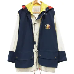 ☆adabat アダバット 3WAY フィールドジャケット フード付き裏フリースジップベスト ベスト着脱可 コート メンズ 日本製 ゴルフ