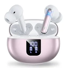 【新品】 イヤホン Bluetooth ワイヤレスイヤホン AIスマート 2026年最新Bluetooth6.1 HiFi音質 ブルートゥースイヤホン 最大36時間再生 LEDディスプレイ Type-C充電 IPX7防水 小型/軽量 iOS/Android 1