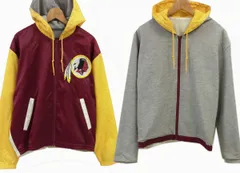 90年代 ヴィンテージ◇STARTER NFL Washington Redskins リバーシブル パーカージャケット スタジャン レッドスキンズ スタータ メンズのサムネイル