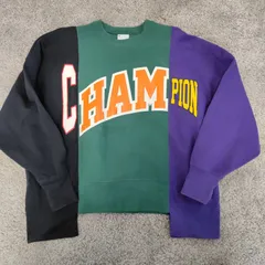 Champion　チャンピオン  【サイズ】  S　切り替え　再構築　スウェット　トレーナー　メンズ　中古　古着