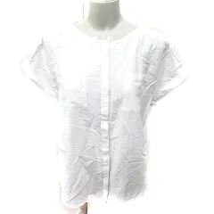 ロッソ ROSSO アーバンリサーチ シャツ ブラウス 半袖 絹混 シルク混 F アイボリー /RT