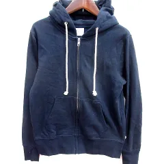 チャンピオン CHAMPION パーカー 長袖 ジップアップ M 紺 ネイビー /RT