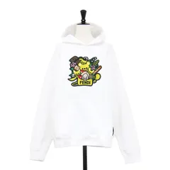 FENDI フェンディ × TAROUT パーカー ホワイト 白 サイズ:M | 25春夏 シルビア アンド ザ バゲット フーディ | SILVIA AND THE BAGUETTE | プルオーバー 長袖 コットン | イタリア製【レディース】【中古】のサムネイル