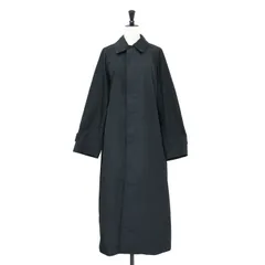 Plage プラージュ 24秋冬 バルマカーンコート / Balmacaan ステンカラー ロング ラグランスリーブ オーバーサイズ ブラック36(S)のサムネイル