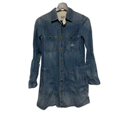 B093 Lee レディース denim シャツ ワンピース インディゴ カジュアル