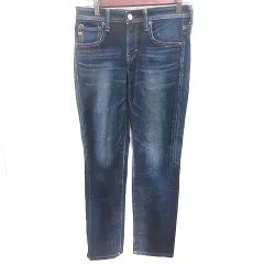 サムシング something パンツ デニムジーンズ ストレート ロング 26 インディゴ /RT