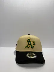 Newera オークランドアスレチックス ワールドシリーズ1989 9forty A-FRAME スナップバックキャップ ツートンカラー