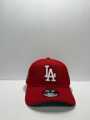 Newera ロサンゼルスドジャース 50thアニバーサリー 9forty A-FRAME スナップバックキャップ レッドカラー